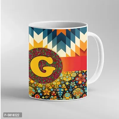 Printed Alphabet G Ceramic Coffee Mug  Coffe Cup  Birhday Gifts  Best Gift  Happy Birthday For Wife For Husband For Girls For Boys  For Kids-thumb3