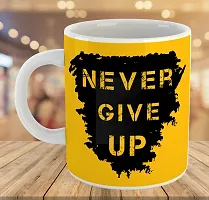 Printed  NEVER GIVE UP  Ceramic Coffee Mug  Coffe Cup  Birhday Gifts  Best Gift  Happy Birthday For Wife For Husband For Girls For Boys  For Kids-thumb3