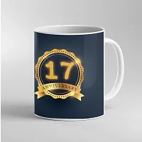 Printed  17 Anniversary  Ceramic Coffee Mug  Coffe Cup  Birhday Gifts  Best Gift  Happy Birthday For Wife For Husband For Girls For Boys  For Kids-thumb2