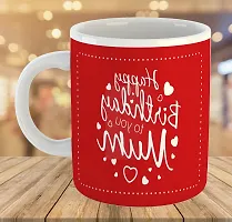 Printed  Happy Birthday MOM  Ceramic Coffee Mug  Coffe Cup  Birhday Gifts  Best Gift  Happy Birthday For Wife For Husband For Girls For Boys  For Kids-thumb3