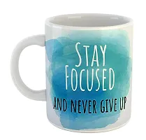 Printed  NEVER GIVE UP  Ceramic Coffee Mug  Coffe Cup  Birhday Gifts  Best Gift  Happy Birthday For Wife For Husband For Girls For Boys  For Kids-thumb1