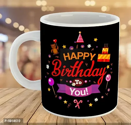 Printed Happy Birthday Ceramic Coffee Mug  Coffe Cup  Birhday Gifts  Best Gift  Happy Birthday For Wife For Husband For Girls For Boys  For Kids-thumb4