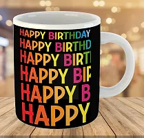 Printed Happy Birthday Ceramic Coffee Mug  Coffe Cup  Birhday Gifts  Best Gift  Happy Birthday For Wife For Husband For Girls For Boys  For Kids-thumb2