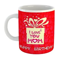 Printed  Happy Birthday MOM  Ceramic Coffee Mug  Coffe Cup  Birhday Gifts  Best Gift  Happy Birthday For Wife For Husband For Girls For Boys  For Kids-thumb1