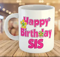 Printed  Happy Birthday Sister  Ceramic Coffee Mug  Coffe Cup  Birhday Gifts  Best Gift  Happy Birthday For Wife For Husband For Girls For Boys  For Kids-thumb3