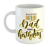 Printed Happy Birthday DADDY  Ceramic Coffee Mug  Coffe Cup  Birhday Gifts  Best Gift  Happy Birthday For Wife For Husband For Girls For Boys  For Kids-thumb1