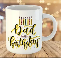 Printed Happy Birthday DADDY  Ceramic Coffee Mug  Coffe Cup  Birhday Gifts  Best Gift  Happy Birthday For Wife For Husband For Girls For Boys  For Kids-thumb2