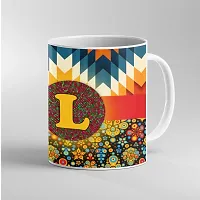 Printed Alphabet L Ceramic Coffee Mug  Coffe Cup  Birhday Gifts  Best Gift  Happy Birthday For Wife For Husband For Girls For Boys  For Kids-thumb2