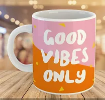 Printed  Good Vibes Only  Ceramic Coffee Mug  Coffe Cup  Birhday Gifts  Best Gift  Happy Birthday For Wife For Husband For Girls For Boys  For Kids-thumb3