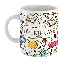 Printed Happy Birthday Ceramic Coffee Mug  Coffe Cup  Birhday Gifts  Best Gift  Happy Birthday For Wife For Husband For Girls For Boys  For Kids-thumb1