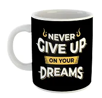 Printed  NEVER GIVE UP  Ceramic Coffee Mug  Coffe Cup  Birhday Gifts  Best Gift  Happy Birthday For Wife For Husband For Girls For Boys  For Kids-thumb1