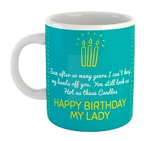 Printed  Happy Birthday To Wife  Ceramic Coffee Mug  Coffe Cup  Birhday Gifts  Best Gift  Happy Birthday For Wife For Husband For Girls For Boys  For Kids-thumb1