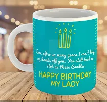 Printed  Happy Birthday To Wife  Ceramic Coffee Mug  Coffe Cup  Birhday Gifts  Best Gift  Happy Birthday For Wife For Husband For Girls For Boys  For Kids-thumb3