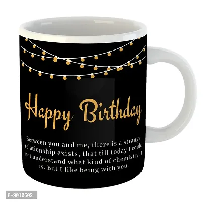Printed Happy Birthday Ceramic Coffee Mug  Coffe Cup  Birhday Gifts  Best Gift  Happy Birthday For Wife For Husband For Girls For Boys  For Kids-thumb0