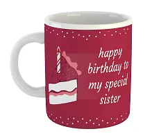 Printed  Happy Birthday Sister  Ceramic Coffee Mug  Coffe Cup  Birhday Gifts  Best Gift  Happy Birthday For Wife For Husband For Girls For Boys  For Kids-thumb1