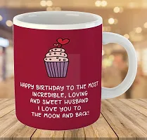 Printed  Happy Birthday To Husband  Ceramic Coffee Mug  Coffe Cup  Birhday Gifts  Best Gift  Happy Birthday For Wife For Husband For Girls For Boys  For Kids-thumb2