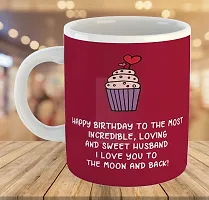 Printed  Happy Birthday To Husband  Ceramic Coffee Mug  Coffe Cup  Birhday Gifts  Best Gift  Happy Birthday For Wife For Husband For Girls For Boys  For Kids-thumb3