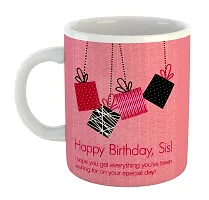 Printed  Happy Birthday Sister  Ceramic Coffee Mug  Coffe Cup  Birhday Gifts  Best Gift  Happy Birthday For Wife For Husband For Girls For Boys  For Kids-thumb1