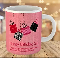 Printed  Happy Birthday Sister  Ceramic Coffee Mug  Coffe Cup  Birhday Gifts  Best Gift  Happy Birthday For Wife For Husband For Girls For Boys  For Kids-thumb2