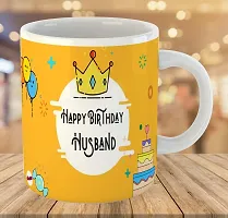 Printed  Happy Birthday To Husband  Ceramic Coffee Mug  Coffe Cup  Birhday Gifts  Best Gift  Happy Birthday For Wife For Husband For Girls For Boys  For Kids-thumb2