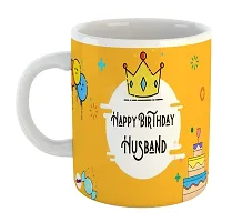 Printed  Happy Birthday To Husband  Ceramic Coffee Mug  Coffe Cup  Birhday Gifts  Best Gift  Happy Birthday For Wife For Husband For Girls For Boys  For Kids-thumb1