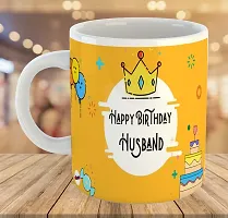 Printed  Happy Birthday To Husband  Ceramic Coffee Mug  Coffe Cup  Birhday Gifts  Best Gift  Happy Birthday For Wife For Husband For Girls For Boys  For Kids-thumb3