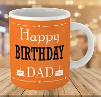 Printed Happy Birthday DADDY  Ceramic Coffee Mug  Coffe Cup  Birhday Gifts  Best Gift  Happy Birthday For Wife For Husband For Girls For Boys  For Kids-thumb2