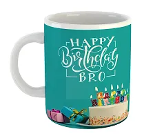 Printed Happy Birthday Brother  Ceramic Coffee Mug  Coffe Cup  Birhday Gifts  Best Gift  Happy Birthday For Wife For Husband For Girls For Boys  For Kids-thumb1