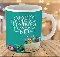 Printed Happy Birthday Brother  Ceramic Coffee Mug  Coffe Cup  Birhday Gifts  Best Gift  Happy Birthday For Wife For Husband For Girls For Boys  For Kids-thumb2