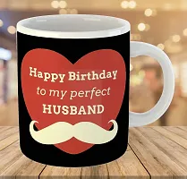 Printed  Happy Birthday To Husband  Ceramic Coffee Mug  Coffe Cup  Birhday Gifts  Best Gift  Happy Birthday For Wife For Husband For Girls For Boys  For Kids-thumb2