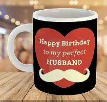 Printed  Happy Birthday To Husband  Ceramic Coffee Mug  Coffe Cup  Birhday Gifts  Best Gift  Happy Birthday For Wife For Husband For Girls For Boys  For Kids-thumb3