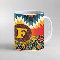 Printed Alphabet F Ceramic Coffee Mug  Coffe Cup  Birhday Gifts  Best Gift  Alphabet F For Wife For Husband For Girls For Boys  For Kids-thumb2