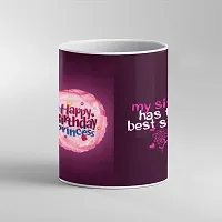 Printed My Sister is the best Sister  Ceramic Coffee Mug  Coffe Cup  Birhday Gifts  Best Gift  Happy Birthday For Wife For Husband For Girls For Boys  For Kids-thumb1