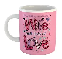 Printed  Happy Birthday To Wife  Ceramic Coffee Mug  Coffe Cup  Birhday Gifts  Best Gift  Happy Birthday For Wife For Husband For Girls For Boys  For Kids-thumb1