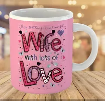 Printed  Happy Birthday To Wife  Ceramic Coffee Mug  Coffe Cup  Birhday Gifts  Best Gift  Happy Birthday For Wife For Husband For Girls For Boys  For Kids-thumb2