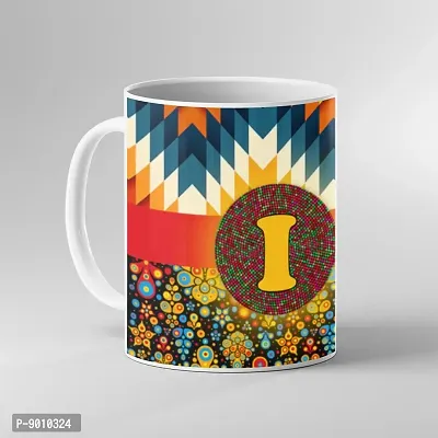 Printed Alphabet I Ceramic Coffee Mug  Coffe Cup  Birhday Gifts  Best Gift  Happy Birthday For Wife For Husband For Girls For Boys  For Kids