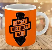 Printed Happy Birthday DADDY  Ceramic Coffee Mug  Coffe Cup  Birhday Gifts  Best Gift  Happy Birthday For Wife For Husband For Girls For Boys  For Kids-thumb2