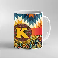 Printed Alphabet K Ceramic Coffee Mug  Coffe Cup  Birhday Gifts  Best Gift  Happy Birthday For Wife For Husband For Girls For Boys  For Kids-thumb2