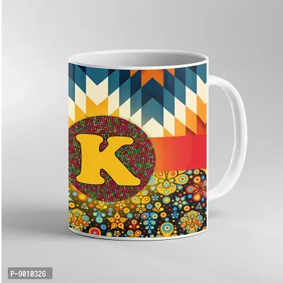 Printed Alphabet K Ceramic Coffee Mug  Coffe Cup  Birhday Gifts  Best Gift  Happy Birthday For Wife For Husband For Girls For Boys  For Kids-thumb3