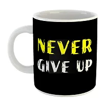 Printed  NEVER GIVE UP  Ceramic Coffee Mug  Coffe Cup  Birhday Gifts  Best Gift  Happy Birthday For Wife For Husband For Girls For Boys  For Kids-thumb1