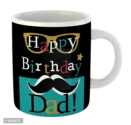 Printed Happy Birthday DADDY  Ceramic Coffee Mug  Coffe Cup  Birhday Gifts  Best Gift  Happy Birthday For Wife For Husband For Girls For Boys  For Kids-thumb0