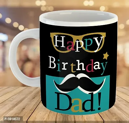 Printed Happy Birthday DADDY  Ceramic Coffee Mug  Coffe Cup  Birhday Gifts  Best Gift  Happy Birthday For Wife For Husband For Girls For Boys  For Kids-thumb4