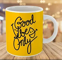 Printed  Good Vibes Only  Ceramic Coffee Mug  Coffe Cup  Birhday Gifts  Best Gift  Happy Birthday For Wife For Husband For Girls For Boys  For Kids-thumb2