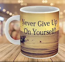 Printed  NEVER GIVE UP  Ceramic Coffee Mug  Coffe Cup  Birhday Gifts  Best Gift  Happy Birthday For Wife For Husband For Girls For Boys  For Kids-thumb3