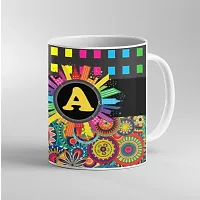 Printed Alphabet A Ceramic Coffee Mug  Coffe Cup  Birhday Gifts  Best Gift  Happy Birthday For Wife For Husband For Girls For Boys  For Kids-thumb2