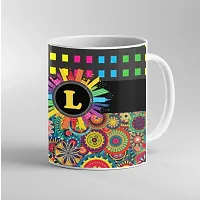 Printed Alphabet L Ceramic Coffee Mug  Coffe Cup  Birhday Gifts  Best Gift  Happy Birthday For Wife For Husband For Girls For Boys  For Kids-thumb2