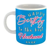 Printed  Happy Birthday To Husband  Ceramic Coffee Mug  Coffe Cup  Birhday Gifts  Best Gift  Happy Birthday For Wife For Husband For Girls For Boys  For Kids-thumb1