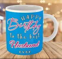 Printed  Happy Birthday To Husband  Ceramic Coffee Mug  Coffe Cup  Birhday Gifts  Best Gift  Happy Birthday For Wife For Husband For Girls For Boys  For Kids-thumb2