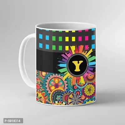 Printed Alphabet Y Ceramic Coffee Mug  Coffe Cup  Birhday Gifts  Best Gift  Happy Birthday For Wife For Husband For Girls For Boys  For Kids