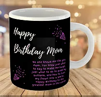 Printed  Happy Birthday MOM  Ceramic Coffee Mug  Coffe Cup  Birhday Gifts  Best Gift  Happy Birthday For Wife For Husband For Girls For Boys  For Kids-thumb2